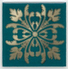 Вставка Kerama Marazzi HGD\F252\5246 Клемансо зелёный темный 4,9x4,9