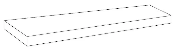 Ступень угловая левая Forte dei Marmi Elegant Black 33x80