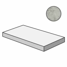 Ступень угловая левая Italon Charme Extra Silver 33x60