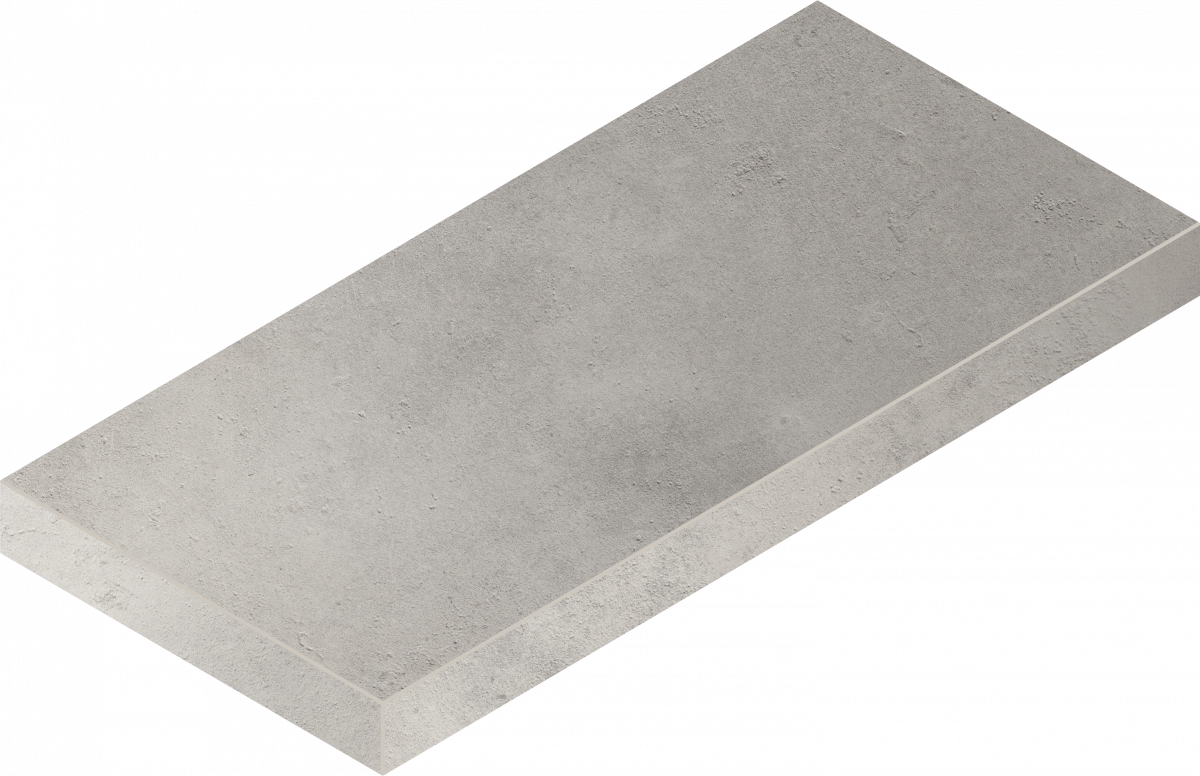 Ступень угловая левая Italon Millennium X2 Silver X2 33x60