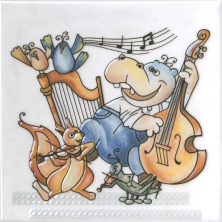 Декор Kerama Marazzi VT\A482\5232 Симфония 3 глянцевый 20x20