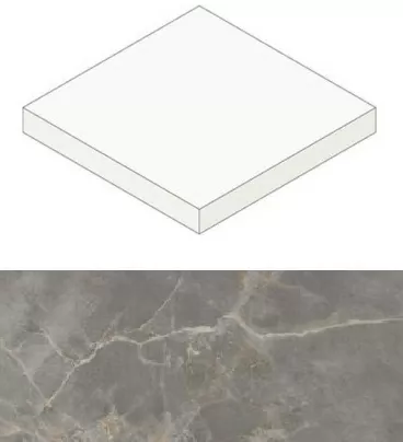 Ступень угловая Marvel Fior di Bosco Scalino Angolare Matt AGI7 33x33