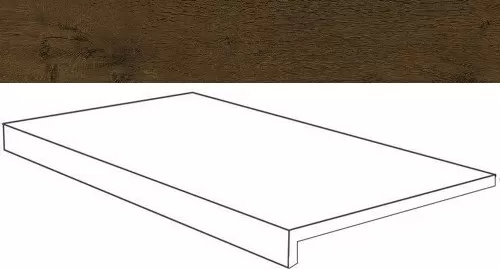 Ступень Heartwood Moka Scalino AMAM 33x150