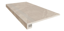Комплект Estima TE01 Terra Beige (Ступень 33x120 непол. прямоугол. бортик с насечками + Подступенок 14,5x120)
