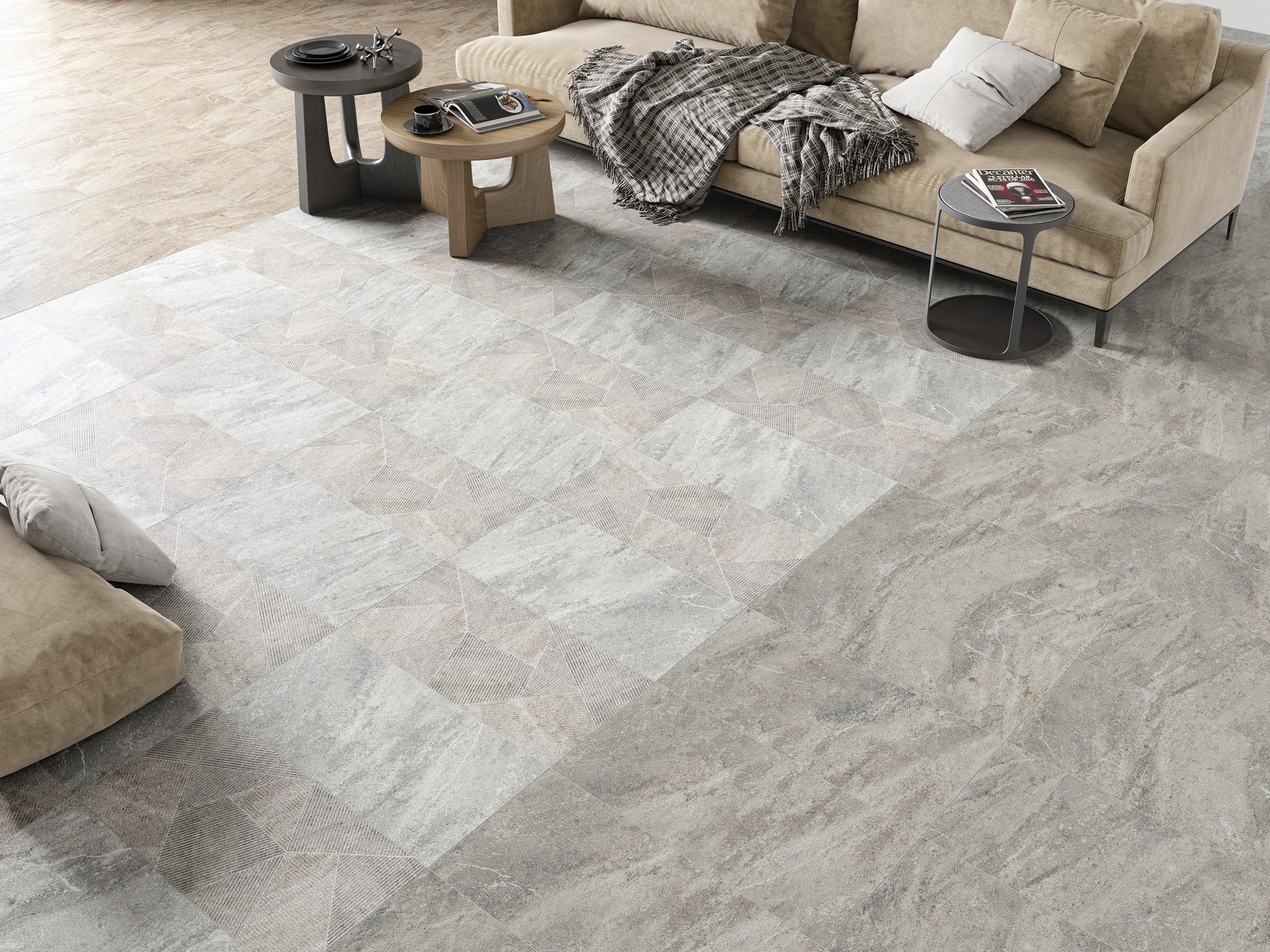 Керамогранит Lasselsberger Титан 6060-0256 серый 30x60