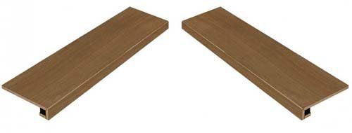 Ступень угловая левая Italon Element Wood Mogano 33x120