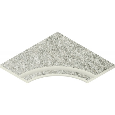 Бортик с выемкой угловой закругленный Nordica X2 Ice 60x60