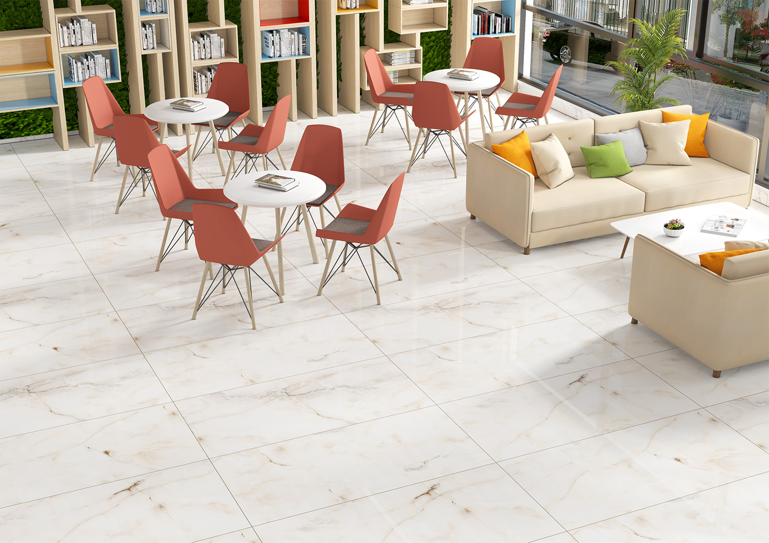 Керамогранит Старо Слим Aroma Cream 7mm Matt Carving 60x120 белый