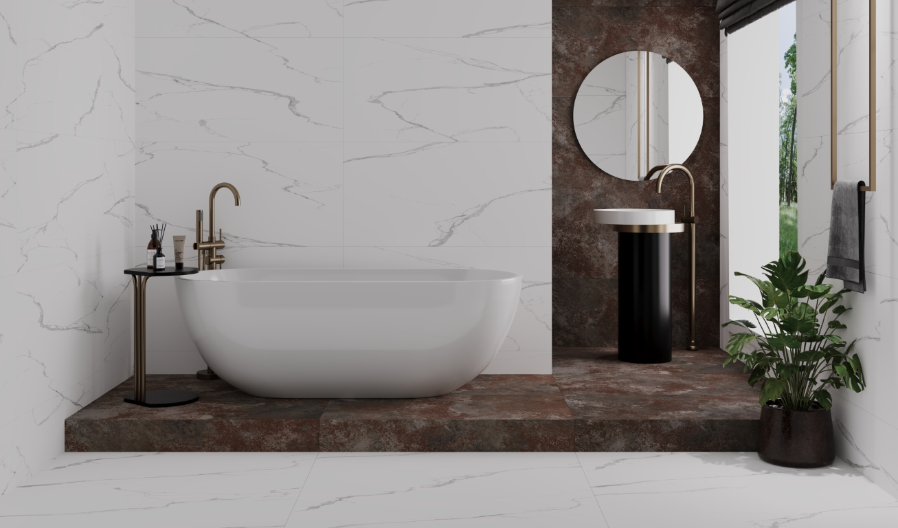 Керамогранит Старо Astra Ice Age Carving Satin 60x120 бежевый