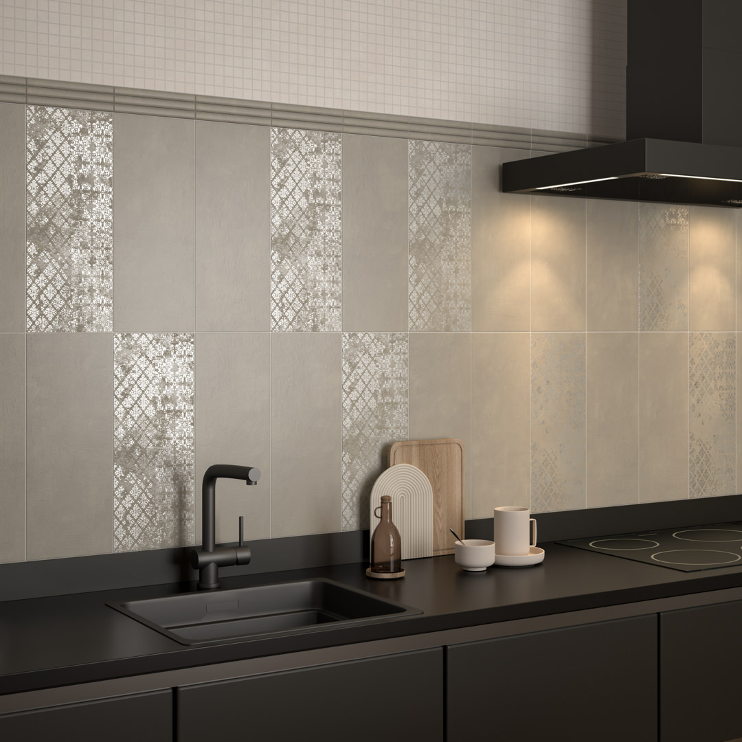 Декор Керама Марацци Venezia Каннареджо мозаичный оранжевый матовый 20х50 из 160 частей 2,3х2,3