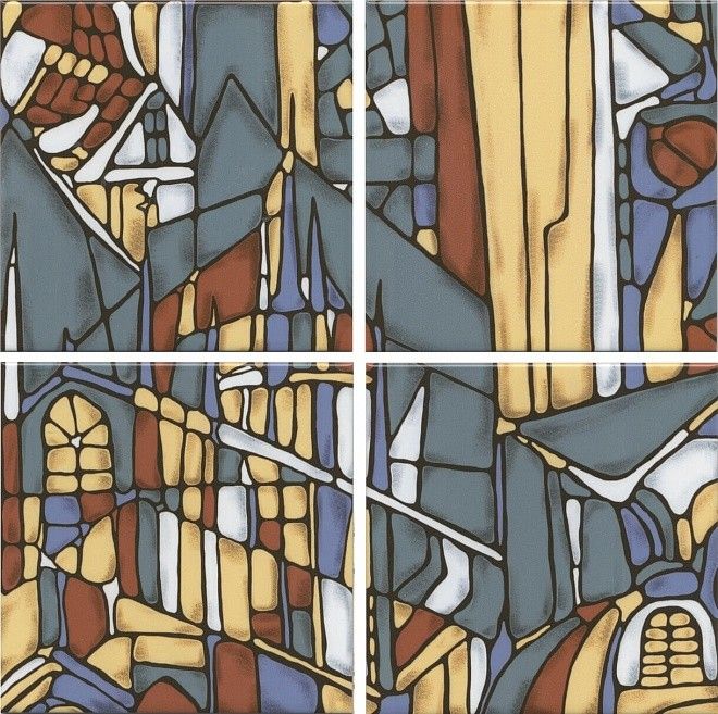 Декор Kerama Marazzi OP\A203\4x\17000 Панно Витраж 30x30