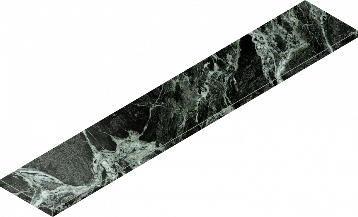 Ступень Италон Магма Альпи Грин угловая левая 620070002995 зеленый 33x160