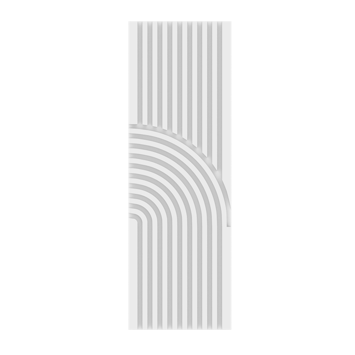 Композитная декоративная панель Decoplume Wave 8 297x99x10мм