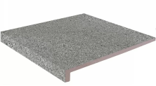 Ступень Эксагрэс Peldano Recto Milan Gris Antislip фронтальная 33x33 серый