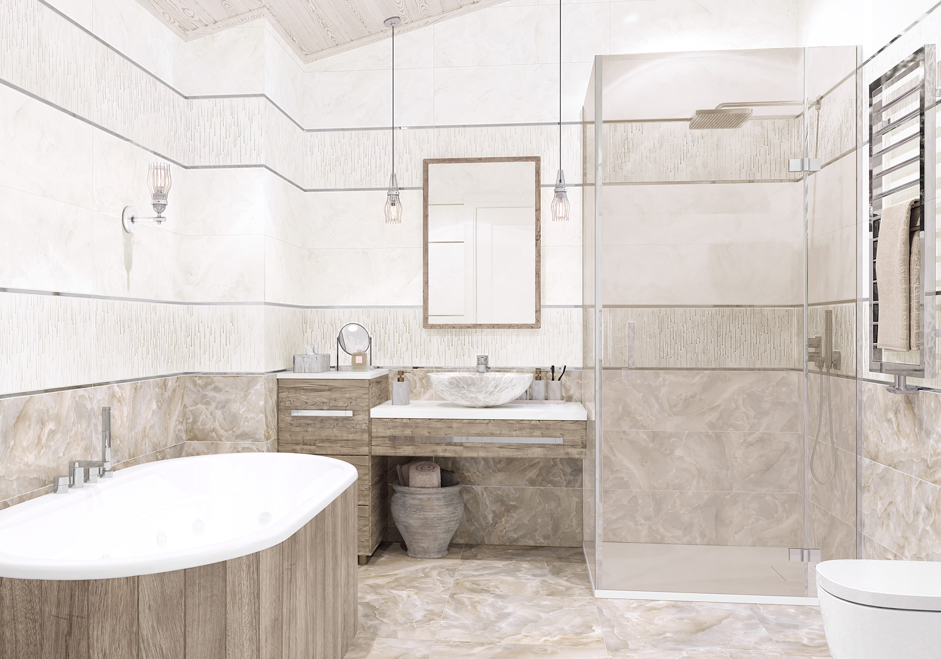 Керамогранит Alma Ceramica Саншайн GFU04SNH44L бежевый 60x60