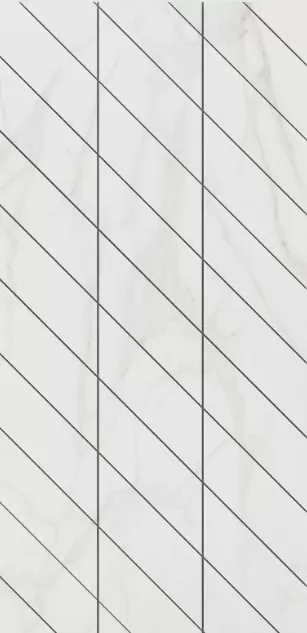 Фальшмозаика Estima SM02 Ametis Supreme Gold Corner Left 29.8x59.8 белый непол.