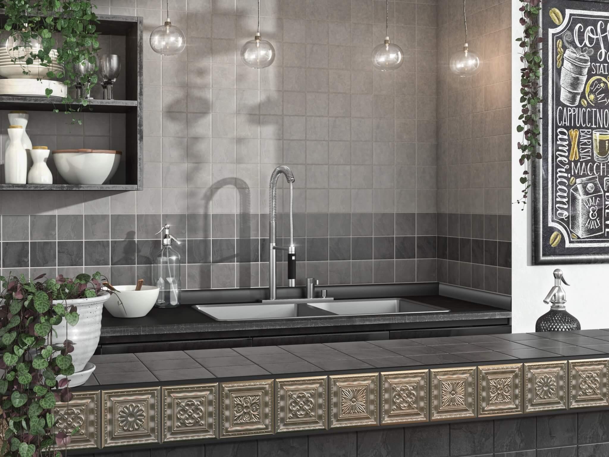 Керамическая плитка Kerama Marazzi 1299H Дегре серый 9,8x9,8