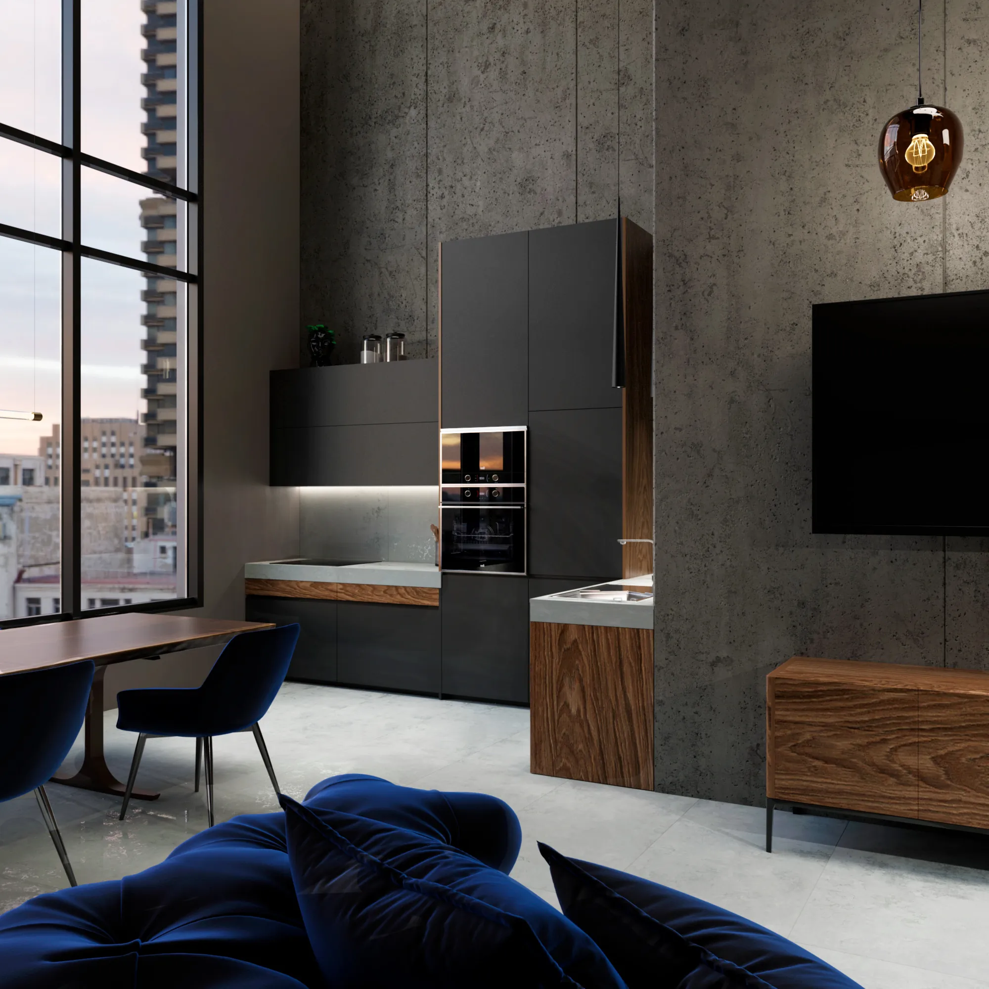 Керамогранит Аркадия Керамика GI8003-A Eragon Dark Brown Matt Glossy Ink 60x120 коричневый