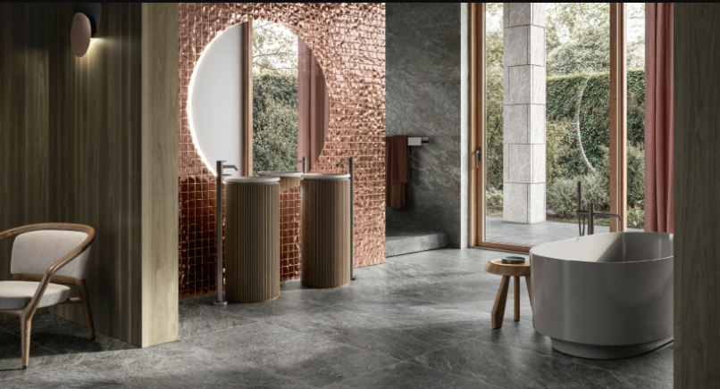 Керамогранит Италон Магма Альпи Грин 600180000072 зеленый 120x278