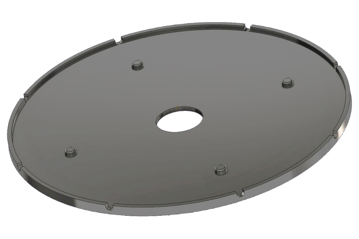 Резиновая подложка под опору HILST D210