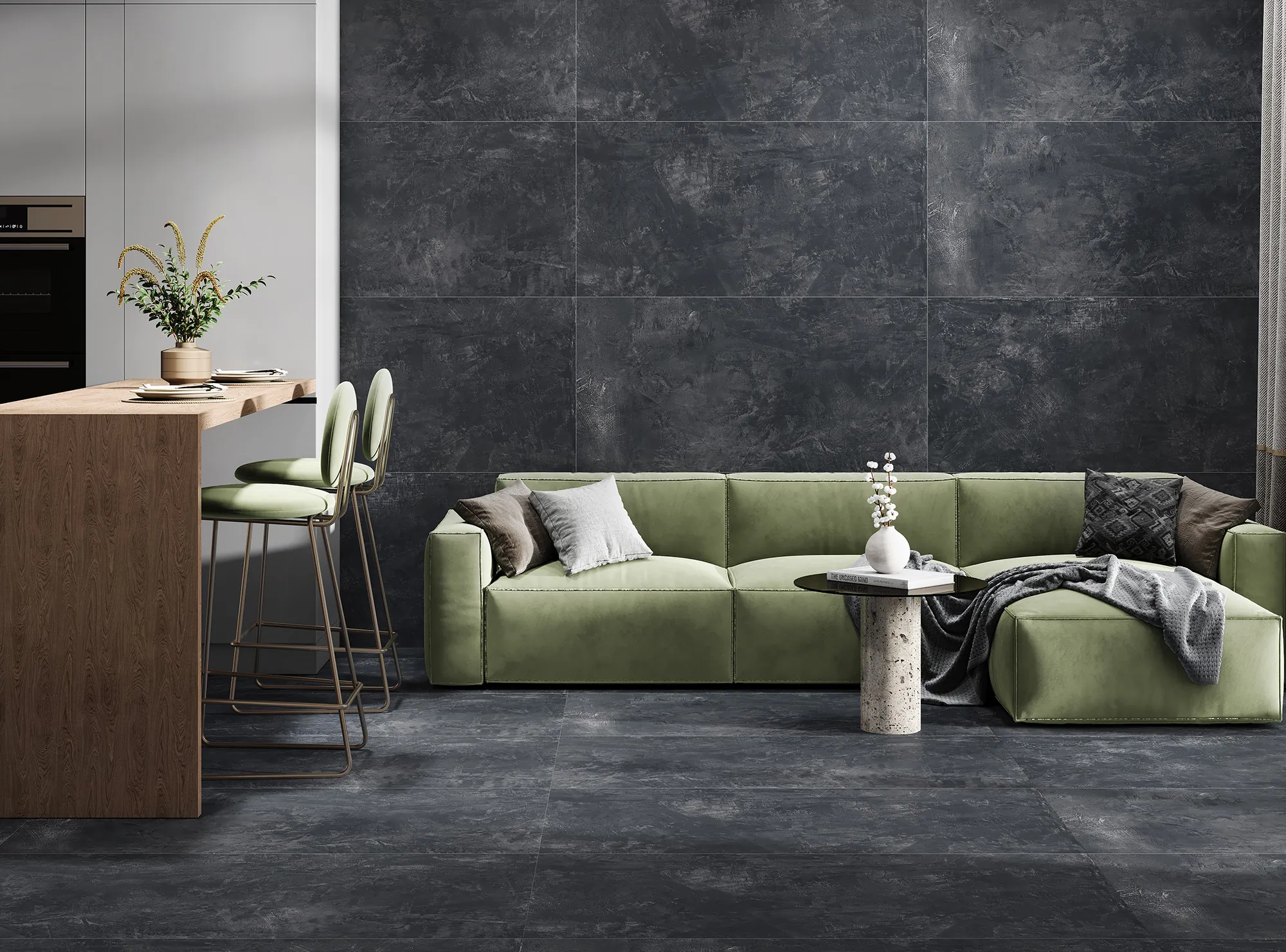 Керамогранит Аркадия Керамика RT7006-A Symphony Ice Matt Rustic 60x120 кремовый