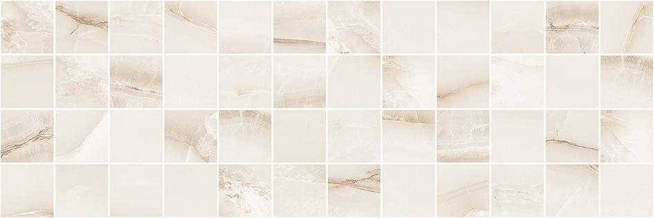 Мозаика (MM60130A) Laparet Happy мозаичный бежевый 20x60 глянцевый