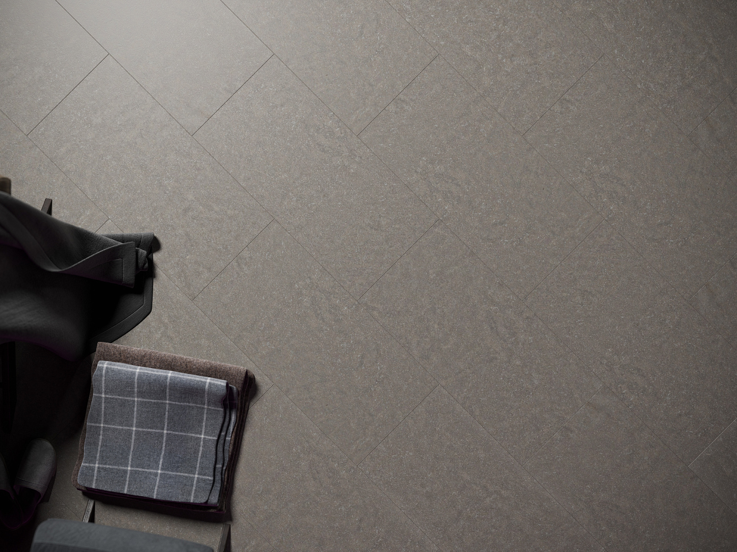 Кварцвиниловая плитка Fine Floor Stone FF-1440 Детройт клеевой кварц винил напольный