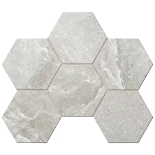 Мозаика Estima KA01 Ametis Kailas Hexagon Grey 25x28.5 серый