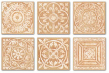 Вставка Kerama Marazzi D1294\SG1550 Сонет карамель 4,7x4,7