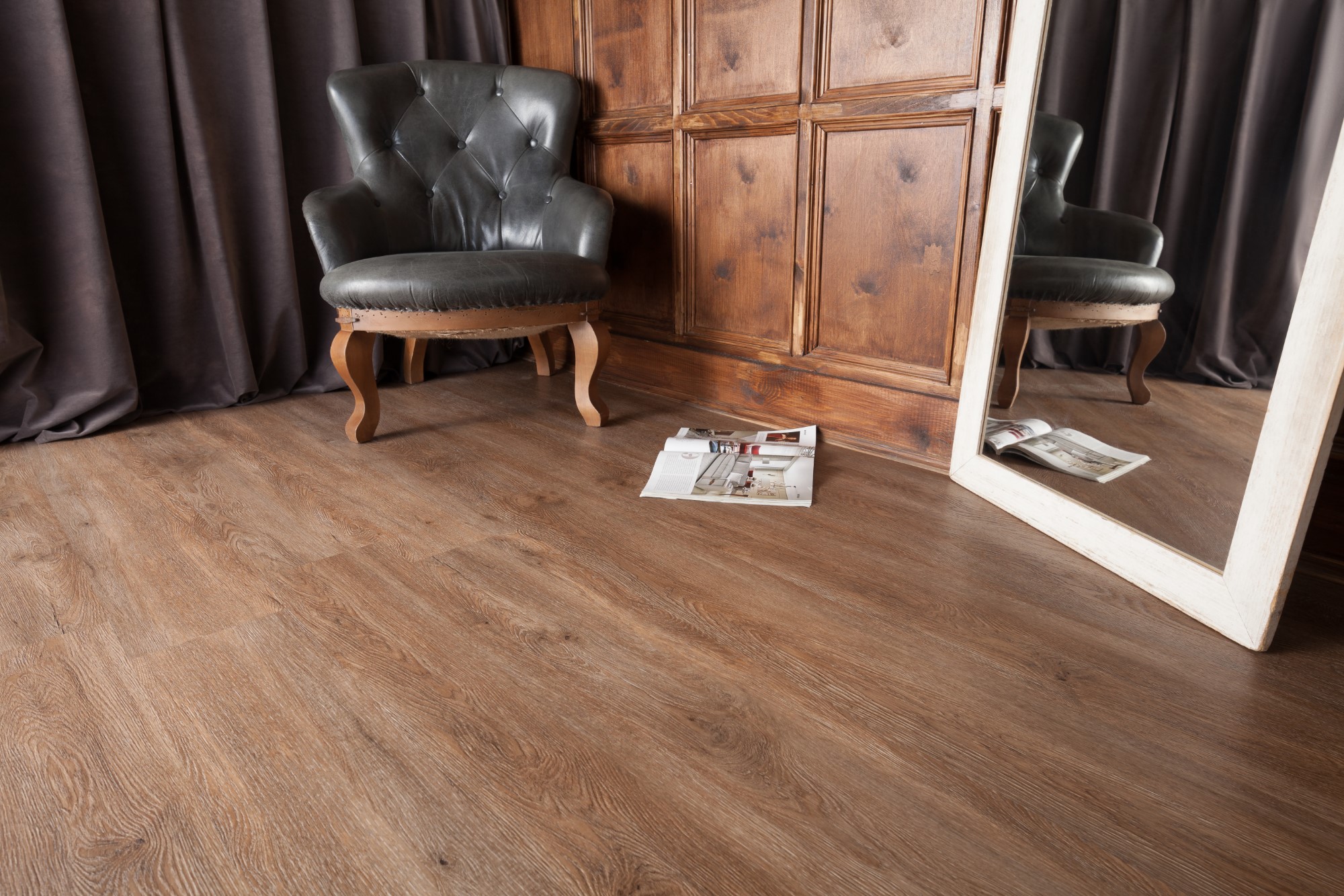 Кварцвиниловая плитка Aqua Floor Nano AF3215N 1221x180 Дуб Светлый замковый кварц винил напольный