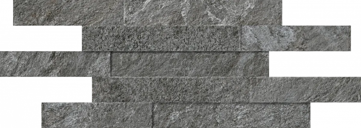 Декор Италон Магма Графит Брик 3D 620110000253 серый 27x78