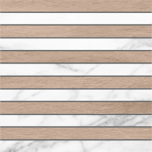 Мозаика Estima SM01/SI01 Ametis Supreme Fascia 30x30 белый