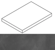 Ступень угловая левая Italon Континуум Петрол 33x120