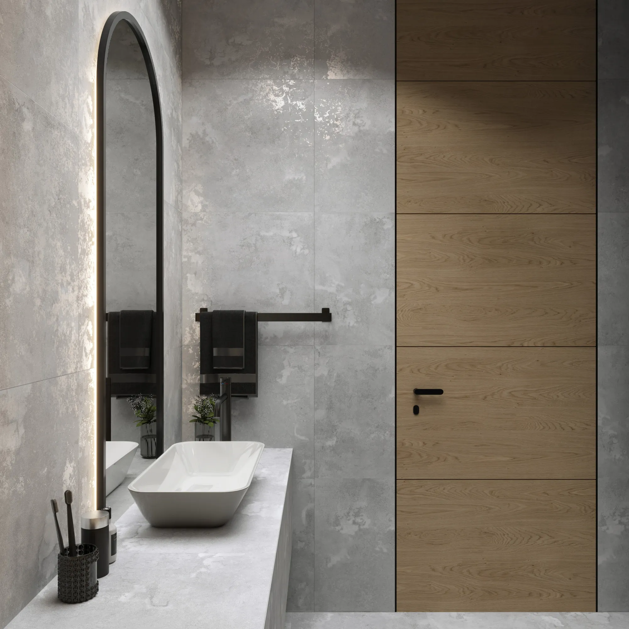 Керамогранит Аркадия Керамика GI8003-A Eragon Dark Brown Matt Glossy Ink 60x120 коричневый