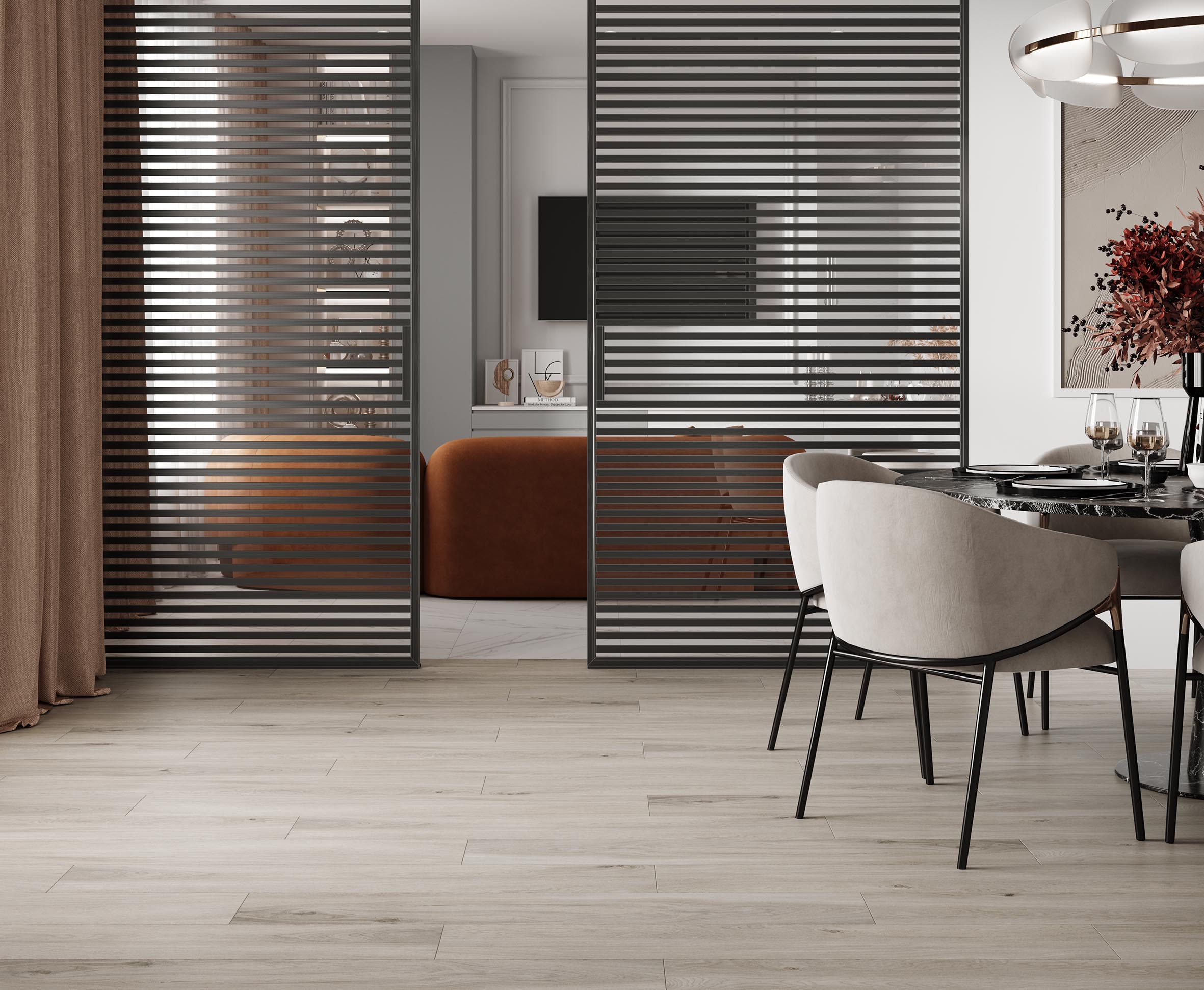 Керамогранит Laparet Canarium Slate серый 20x120 матовый