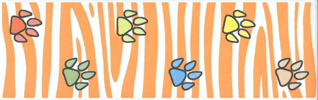 Бордюр Kerama Marazzi OS\A251\5009 Динозаврики 2 матовый 6.3x20