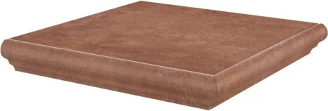 Ступень Kerama Marazzi KM4040G0021NGTA угловая Хадду красный матовый 34x34