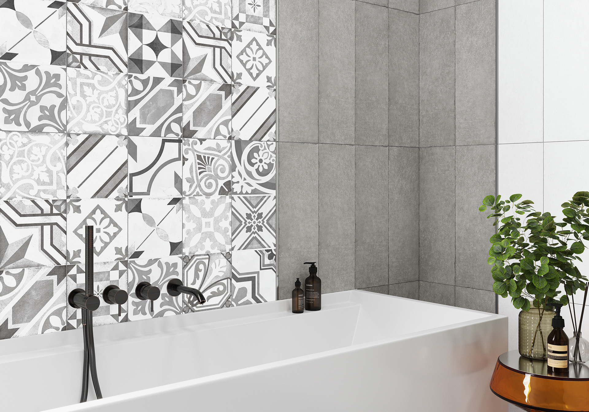 Керамическая плитка Alma Ceramica Коста Рика TWA11COR014 разноцветный 20x60