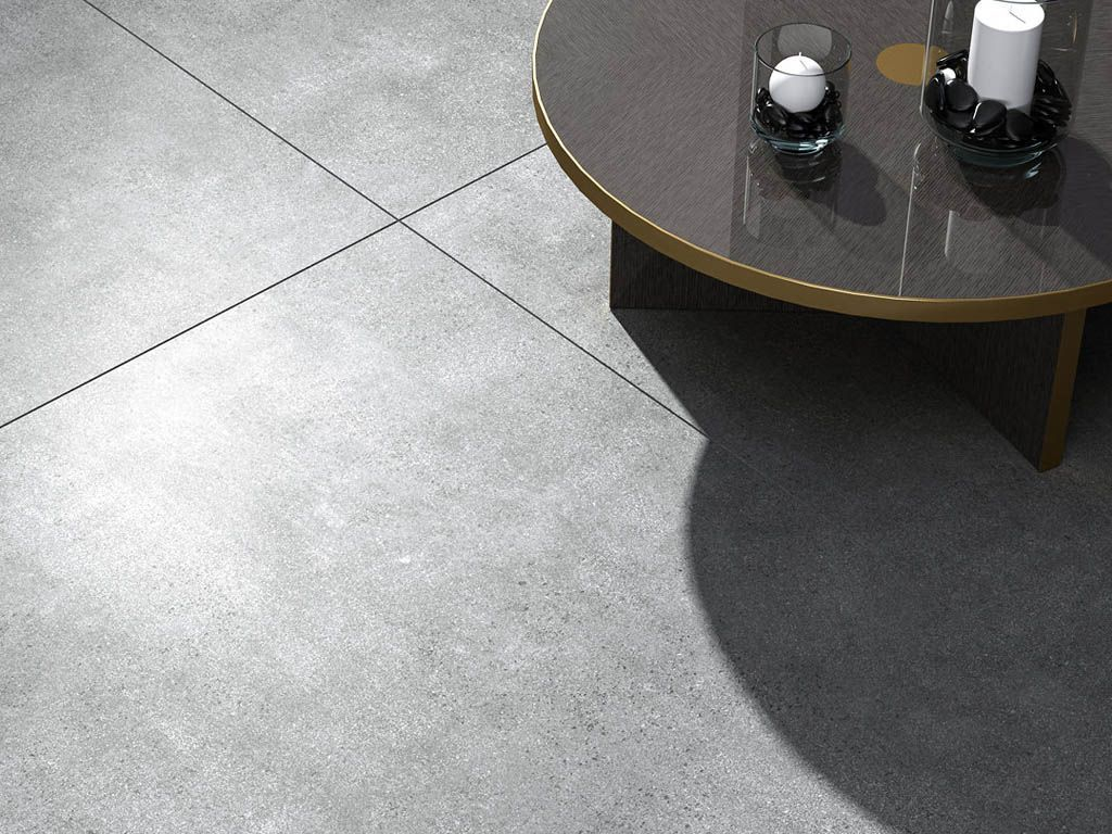 Керамогранит Kerama Marazzi DD070500R6 Конкрит зеленый светлый матовый обрезной 119.5x320