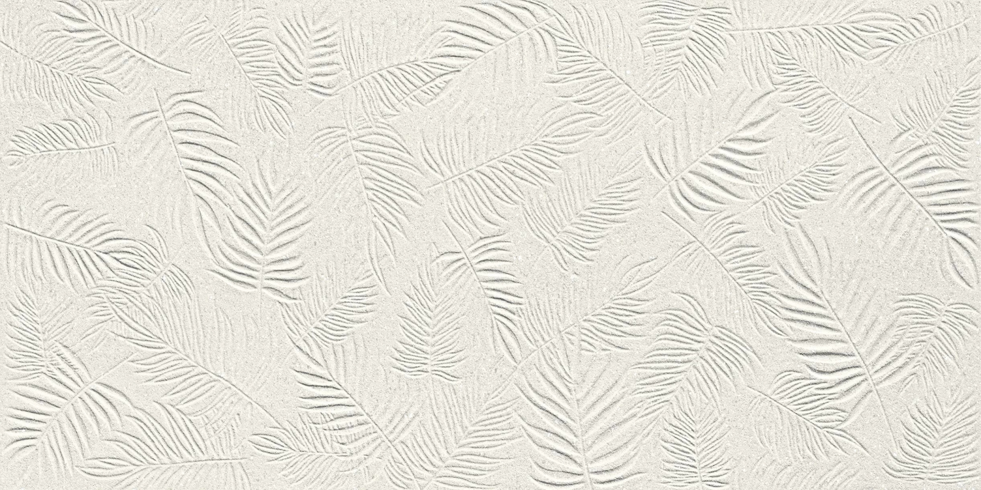 Керамическая плитка Atlas Concorde 3D Wall Carve Leaf White Matte 40x80 A578