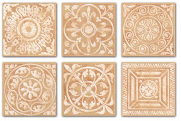 Вставка Kerama Marazzi D1294\SG1550 Сонет карамель 4,7x4,7