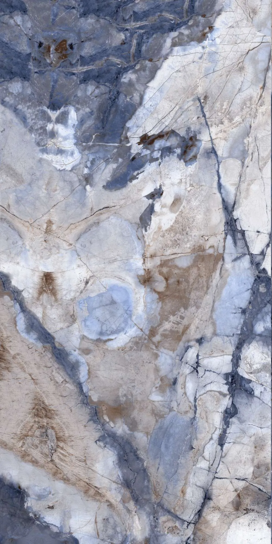 Керамогранит Аркадия Керамика HG2006-A Bergamo Blue High Gloss 60x120 синий