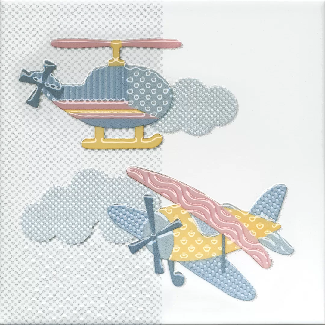 Декор Kerama Marazzi VT\A376\5009 Бон Вояж Вертолет 20x20