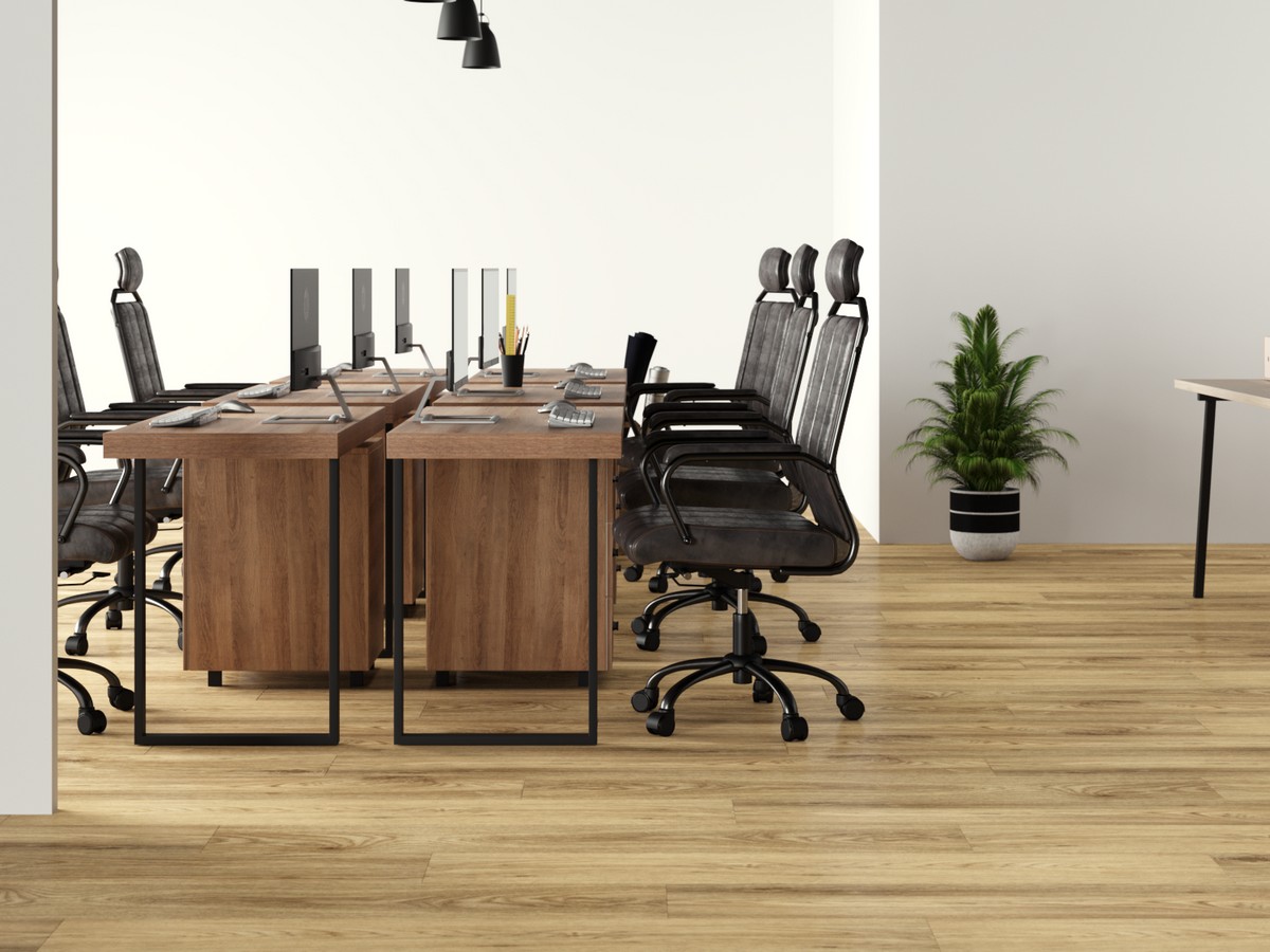 Кварцвиниловая плитка Tanto 691 Volcano светло-серый 30x60 клеевой кварц винил напольный