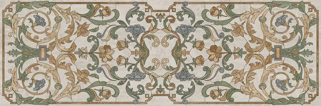 Декор Kerama Marazzi HGD\A519\13000TRL Декор Эвора глянцевый лаппатированный обрезной 30x89.5