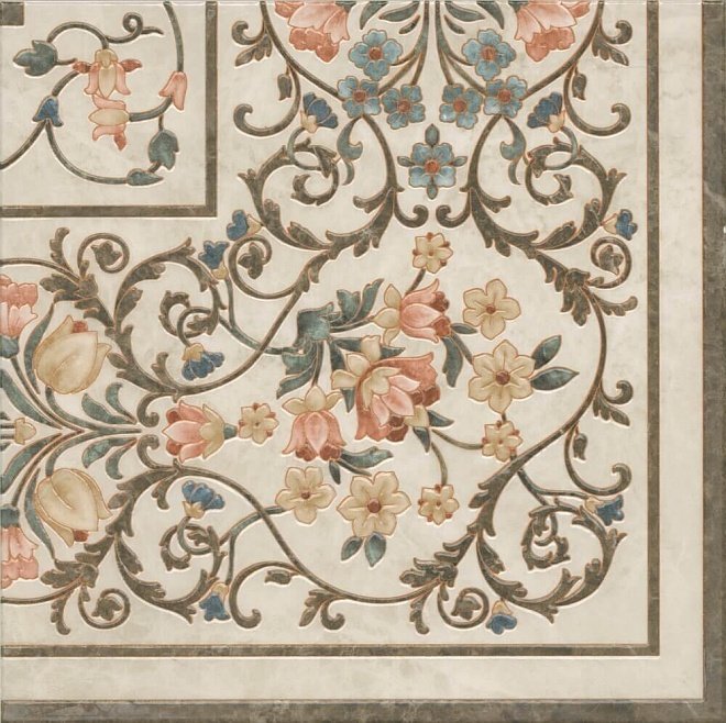 Декор Kerama Marazzi VT\A17\SG1544L Лирия ковёр угол лаппатированный 40,2x40,2