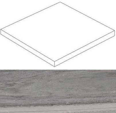 Ступень угловая левая Marvel Morning S. Scalino Ang. Sx Lapp. APAI 37.5x37.5