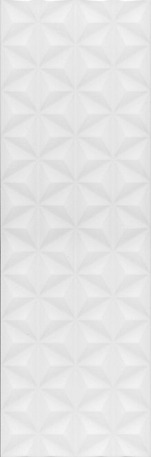 Керамическая плитка Kerama Marazzi 12119R Диагональ белый структура обрезной 25x75