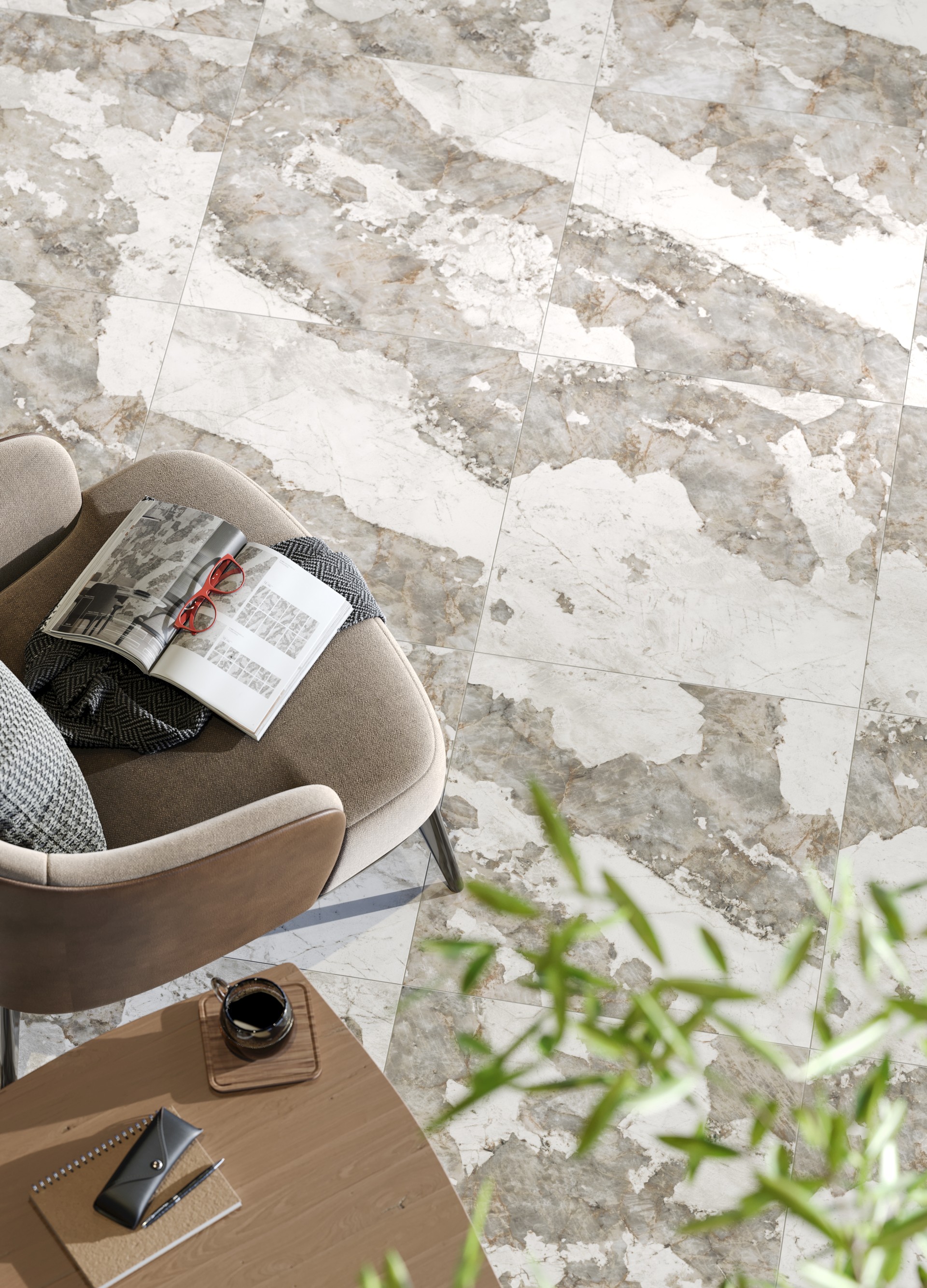 Ступень Керранова Usadba Grey Beige K-2601/MR/st01/300x1200x10 серый