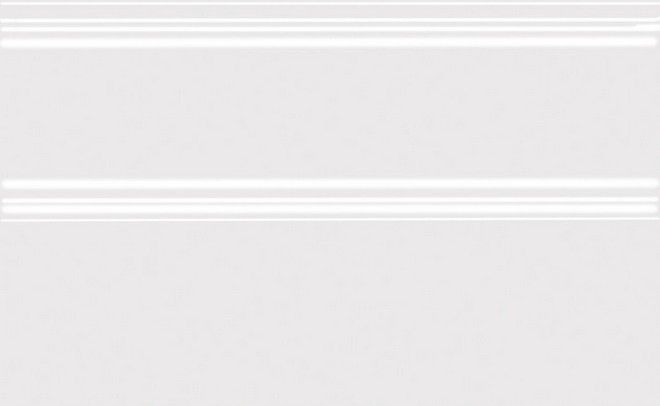 Плинтус Kerama Marazzi Фару белый матовый обрезной 15x25 FMB030R